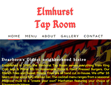 Tablet Screenshot of elmhursttaproom.com